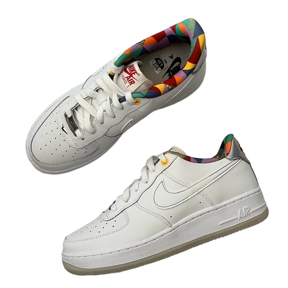 NEW Nike Air Force LV8 Big Kid's size White Sneakers